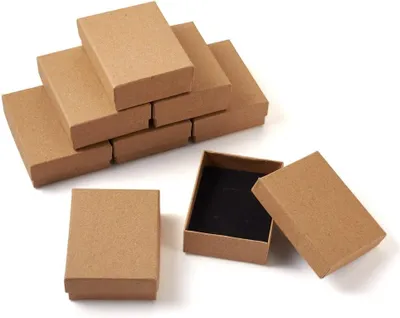 Immagine prodotto di Scatole regalo in cartone, 12 pezzi, 9x7x3 cm, per confezionare gioielli