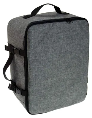Produktbild von Multifunktions Handgepäck Rucksack gepolstert Flugzeugtasche Handtasche Reisetasche Rucksack gepolstertkoffer für Flugzeug Größe 40x30x20cm Schwarz Len [102]