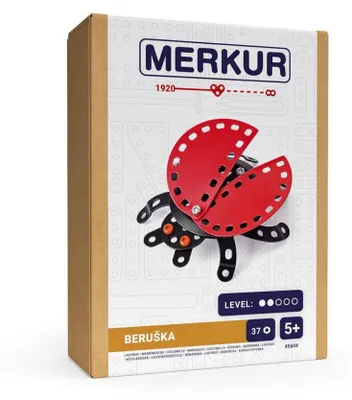 Immagine prodotto di Kit di costruzione MERKUR Beruška, 37 pezzi, confezionato in una scatola di 13x18x5 cm