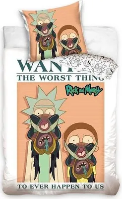 Zdjęcie produktu dla Pościel bawełniana Rick and Morty - poszukiwana