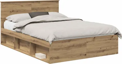 Obrázek produktu pro vidaXL Artisan dubový rám postele 150 x 200 cm materiál na bázi dřeva