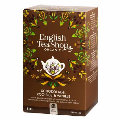 Produktbild von ETS - Kakao, Rooibos & Vanille, BIO, 20 Teebeutel