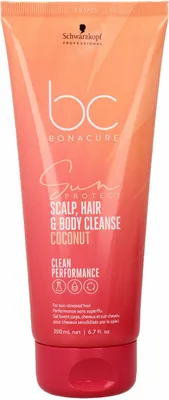 Productafbeelding van Beschermende shampoo 3-in-1 Bonacure Sun Protect (reinigt hoofdhuid, haar en lichaam) 200 ml