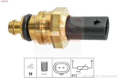 Image de EPS 1.830.401 Capteur de température du liquide de refroidissement pour VOLVO XC40 (536) pour POLESTAR Polestar 2