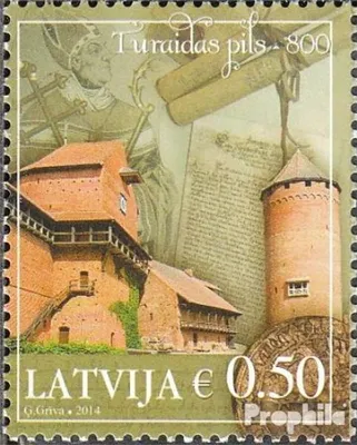 Produktbild von Briefmarken Lettland 2014 Mi 914 (kompl.Ausg.) postfrisch Turaida