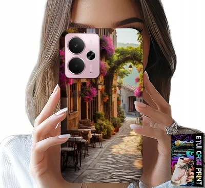 Obrázek produktu pro Etui Do Realme 14 5G / 14T - Malownicza Uliczka Z Kawiarnią + Folia