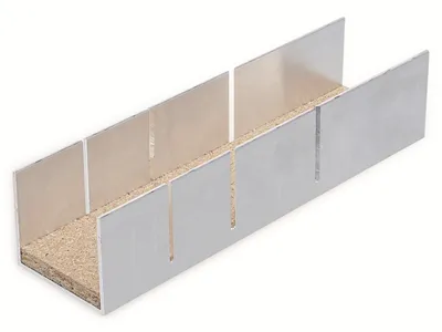 Immagine prodotto di BGS Cassetta per tagli obliqui in alluminio 245 x 65 x 55 mm - 50860