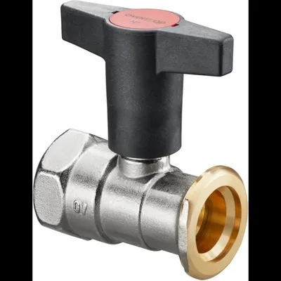 Immagine prodotto di Valvola a sfera per pompe Oventrop Optibal 1078371 DN 25, Rp 1 x G 1 1/2, PN 10, senza valvola di arresto, ottone