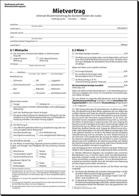 Produktbild von SIGEL MV469 Mietvertrag, ehemals Mustermietvertrag, A4, 6 seitig