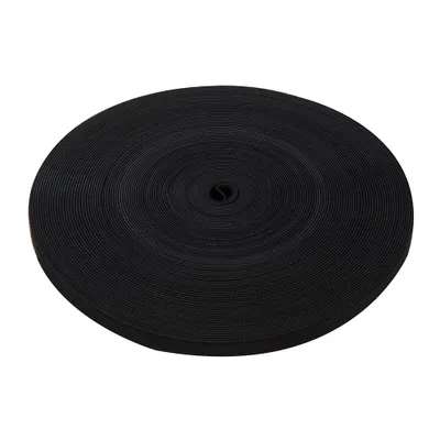 Image de Bande Velcro, noir 13 mm x 25 m