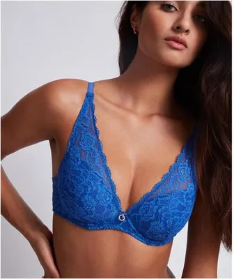 Produktbild von Aubade Rosessence Push-Up Bh HK81 Magic Blue - größe 80 / B