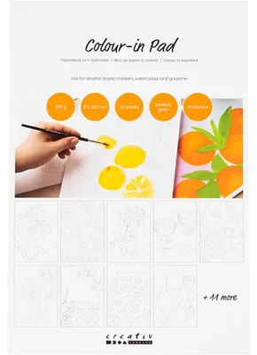 Obrázok produktu pre Creativ Company 221150, Umelecká papierová podložka, 300 g/m², 20 listy