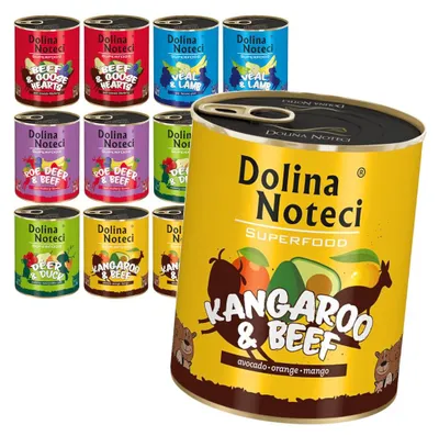 Zdjęcie produktu dla Dolina Noteci Superfood Mix 5 Smaków 12x800g Mokra Karma Dla Psa