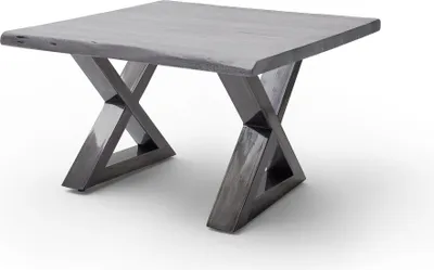 Produktbild von Couchtisch >CARTAGENA< in Akazie grau, massiv lackiert - 75x45x75cm (BxHxT)