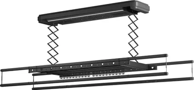 Produktbild von Wasophoogte® Decken wäscheständer, elektrischer wäscheständer für die decke, Classic, Aluminium, 35kg Tragfähigkeit