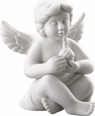 Imagen del producto de Rosenthal Engel m.GebTagskuch. Engel klein Weiss matt Porzellan Weiß  69054-000102-90537