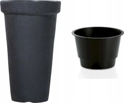 Productafbeelding van Bloempot CLASSIC TOWER, 40 cm - kleur: antraciet