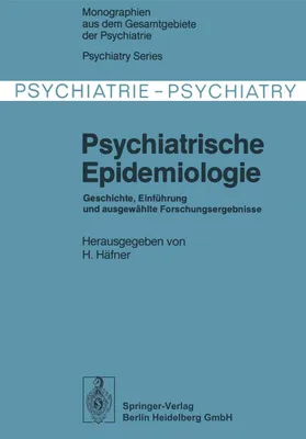 Produktbild von Psychiatrische Epidemiologie