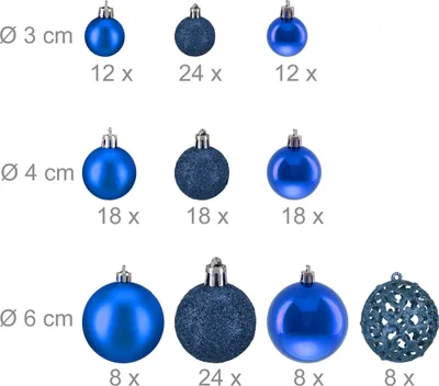 Image de Boules de Noël incassables Set de 150 pièces GOLD