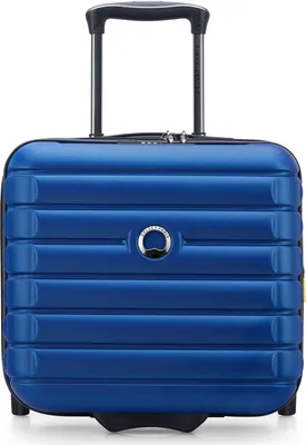 Produktbild von DELSEY PARIS Trolley mit Laptopfach Shadow 5.0 Expandable Underseater 2 wheel Blue blau 37cm
