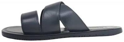 Image de Lerros - Pantoufles pour hommes, couleur noire, style décontracté