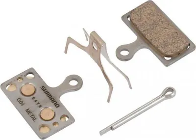 Obrázek produktu pro Destičky Shimano G04S - 1 pár, brzdové na kolo, kovové