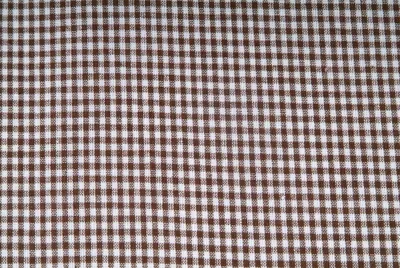 Obrázek produktu pro Plátno bavlněné, káro hnědá, metráž / 50cm