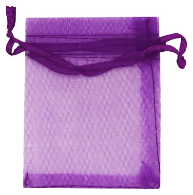 Organza-Beutel 50 Stück Geschenkbeutel Organzabeutel Gastgeschenk 12x9cm lila