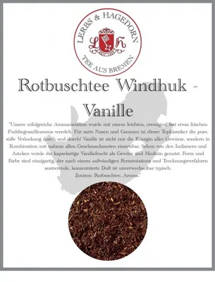 Produktbild von Roibuschtee Windhuk 1 kg - Vanille
