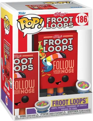 Produktbild von Kellogg's Froot Loops - Follow Your Nose 186 - Funko Pop! - Vinyl Figur