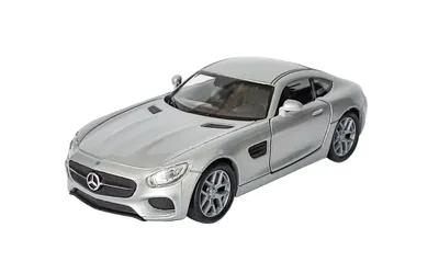 Produktbild von MERCEDES-AMG GT Modellauto Metall Modell Auto Spielzeugauto Welly Kinder Geschenk 03 (Silber-Metallic)