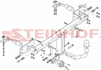 Produktbild von Z546399 Anhängerkupplung passend für FIAT Panda III 4x4 2012- starr