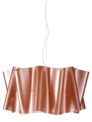 Immagine prodotto di Sospensione Moderna Folio Polilux ® Rame E Metallo Cromo 1 Luce E27 D60Cm