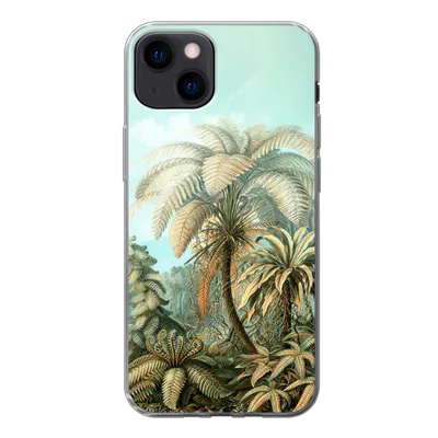 Produktbild von MuchoWow® Handyhülle Schutzhülle Hülle für iPhone 13 Filicinae - Haeckel - Alte Meister Silikon Softcase Handy Hülle - Karteninhaber