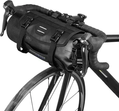 Obrázok produktu pre Vak na bicykel vodotesný pre horský bicykel MTB riadidlá 7l čierny