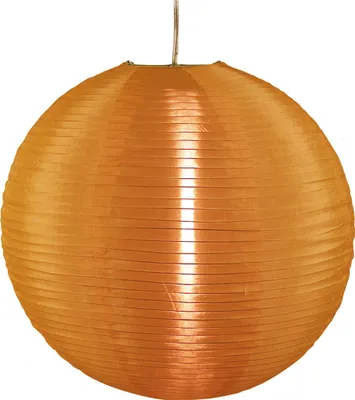 Produktbild von Näve Leuchten Schirme JAPANBALLON mit E27 Schirme JAPANBALLON mit E27 Kugelleuchte d: 50cm, Leuchtenschirm im Asia Style, aus Metall und Textilmaterial in gelb, 50 cm hoch, Ø 50 cm, für E27 -Fassung