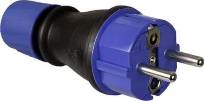 Obrázek produktu pro Zástrčka 2P+T 16A 250VRuže barva černáSOLERA 706T