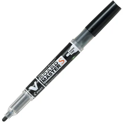 Obrázek produktu pro Pilot V-Board Master S, Černá, Jemný hrot, Černá, Průhledná, Plast, Kulatý, 3,5 mm