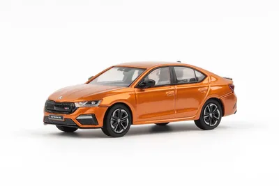 Obrázek produktu pro Škoda Octavia IV RS (2020) Oranžová Phoenix Metalíza ABREX 1:43