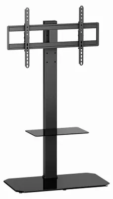 Produktbild von Gembird TVS-86ST-01, 100 x 100 mm, 600 x 400 mm, 5 - -10°, -35 - 35°, Stahl, Schwarz