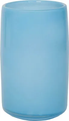 Produktbild von Glasvase Zylinder 23 cm blau
