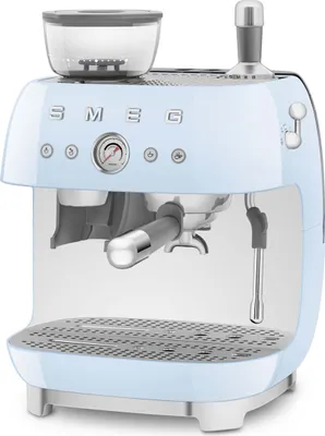 Image de Machine à expresso avec broyeur 20 bars bleu - Smeg - EGF03PBEU -