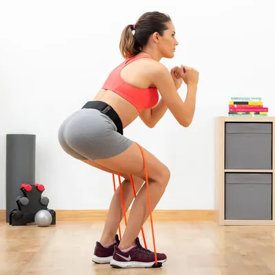 Image de Belt mit Widerstandsbänder für Glutes & Trainingsanleitung Bootrainer InnovaGoods