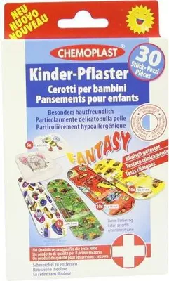 Immagine prodotto di WUNDmed® 03-014 WUNDmed® Pflaster Fantasy 03-014 bunt 1,9 x 6,3 cm, 30 St.