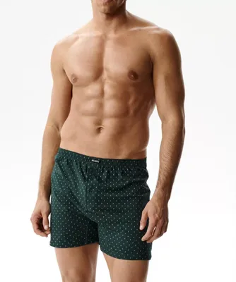 Produktbild von Boxershorts Atlantic locker 100% Baumwolle grün marineblau XL
