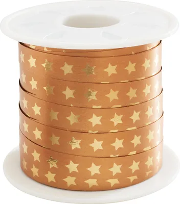 Image de Christmas Star Gold Bobine De 100 M 10 Mm
