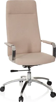 Produktbild von hjh OFFICE Home Office Bürostuhl SARANTO PLUS I Schreibtischstuhl mit Armlehnen Stoff Drehstuhl