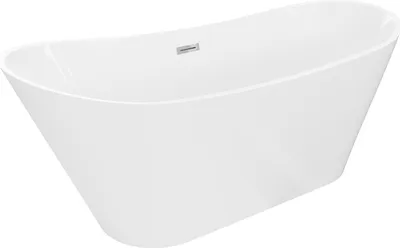 Immagine prodotto di Mexen Dora vasca da bagno freestanding 170 x 75 cm, bianca, troppopieno cromato - 52071707500-01