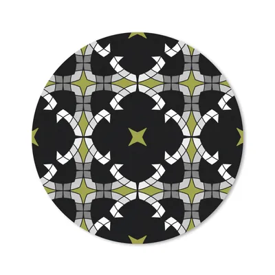 Produktbild von MuchoWow® Mauspad Mousepad Glasmalerei - Abstrakt - Muster 40x40 cm - Mousepads - Maus Mat - Pad - Mausunterlage - Schreibtisch Accessoires