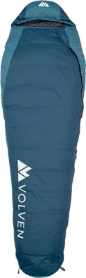 Zdjęcie produktu dla Śpiwór puchowy Volven Polaris 215x75cm niebieski prawy